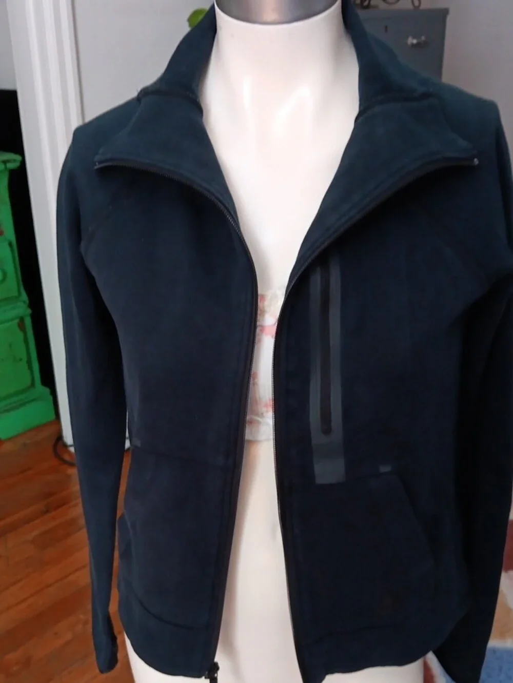 Nike Women's Navy Full-Zip Hoodie